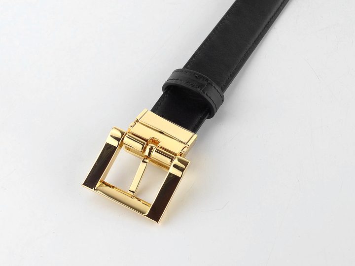 Högl dámský luxusní kožený opasek Schwarz 9-156119