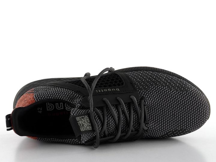 Bugatti pánské úpletové tenisky šedočerné 341-62362-6900