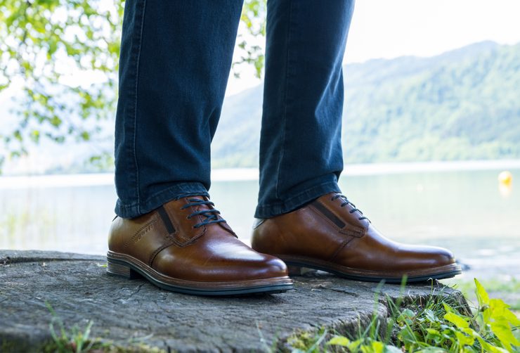 Bugatti koňakové polobotky 311-A8Z05-4100