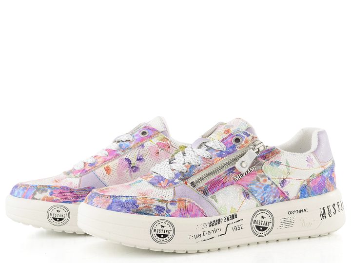 Mustang barevné tenisky s potištěnou podešví flieder-multi 26M0482006