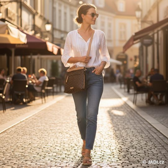 Gabor crossbody kabelka Barina mixed brown 000885