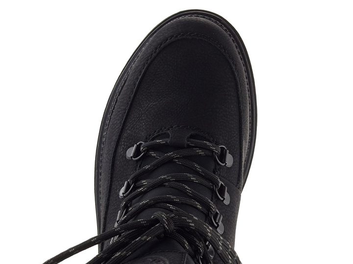 Rieker šnurovacia členková obuv s membránou čierna Y3158-00