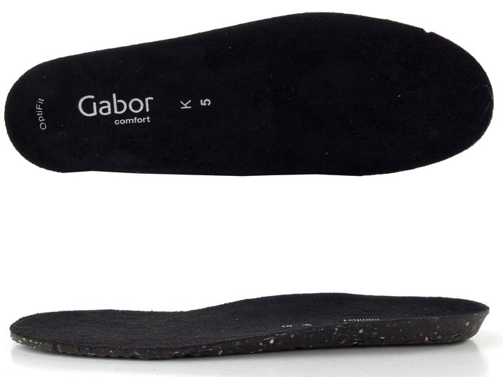 Gabor široký šněrovací kotník smog/mohair 76.795.65