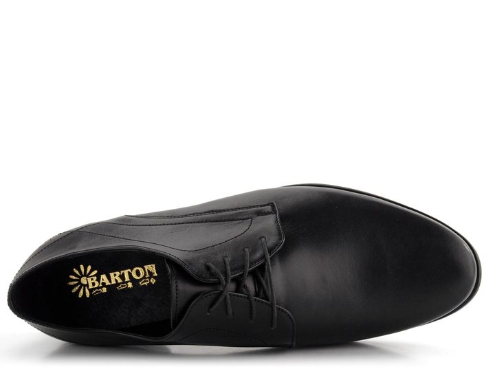 Barton kožené černé polobotky 52120