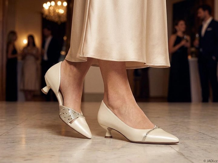 Tamaris vykrojené lodičky pearl glam 1-22341-47