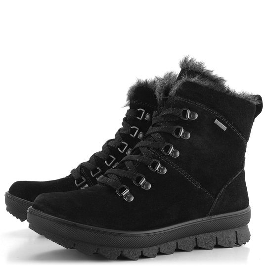 Legero vyteplený kotník s Gore-Texem černý 2-000503