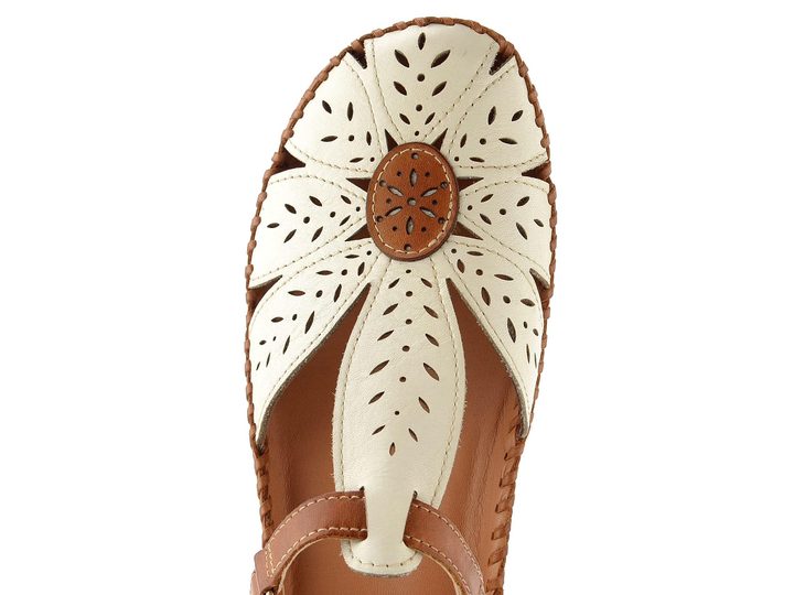 Pikolinos prořezávané sandály s páskem Vallarta nata 655-0841C1