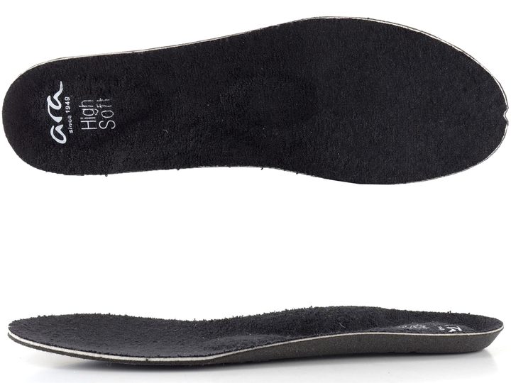 Ara širší kotník se zipem černý Calais Keil 12-36011-01