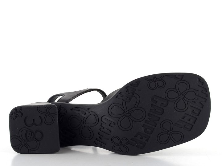 Camper sandály na podpatku černé K201734-001