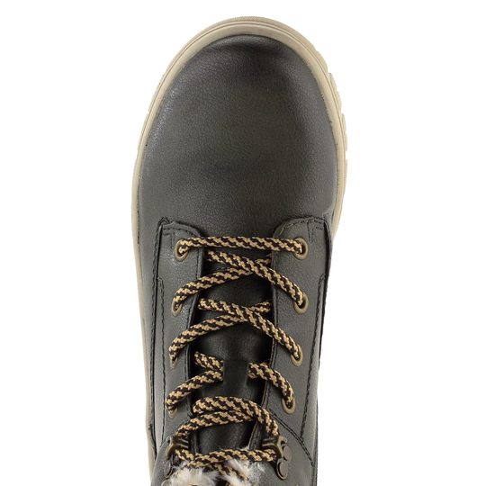 Remonte zelená šnurovacia členková obuv s membránou D0E71-52