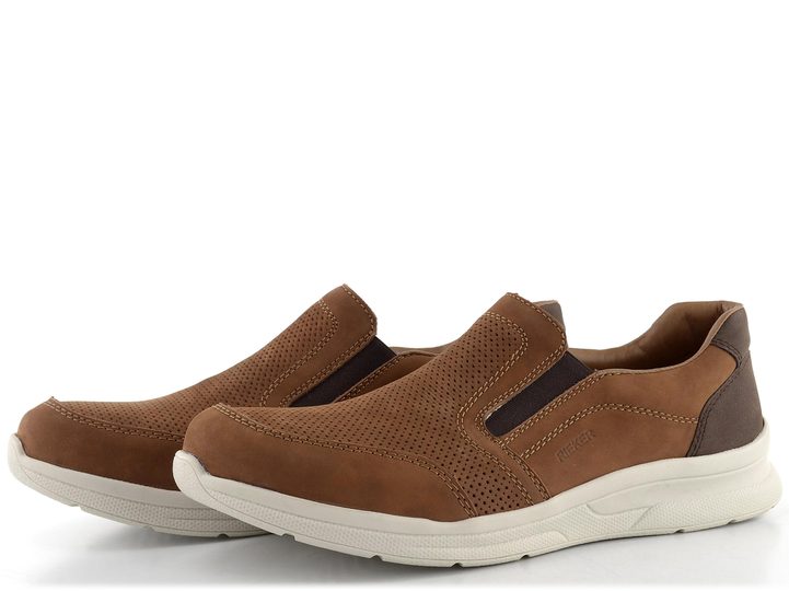 Rieker pánské prozouvací polobotky hnědé 14853-24