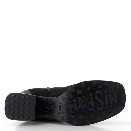 Hispanitas strečový zipový kotník na podpatku Marsella black/cream BHI254219