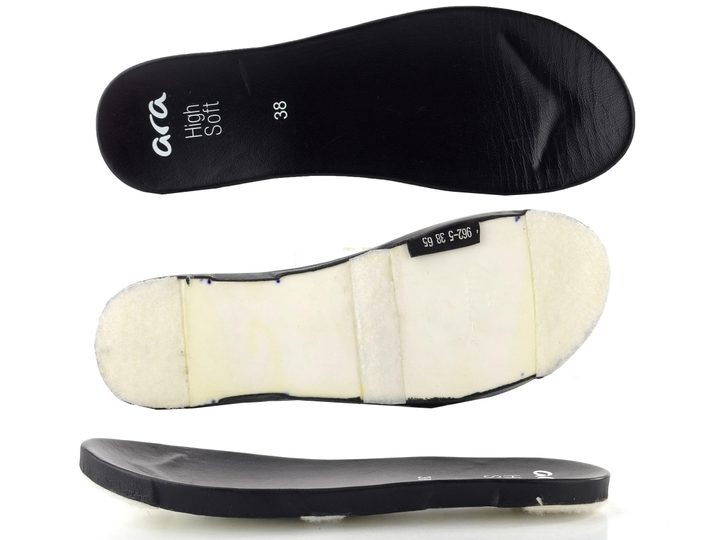 Ara sandály na platformě s klínkem Bilbao schwarz 12-33517-01