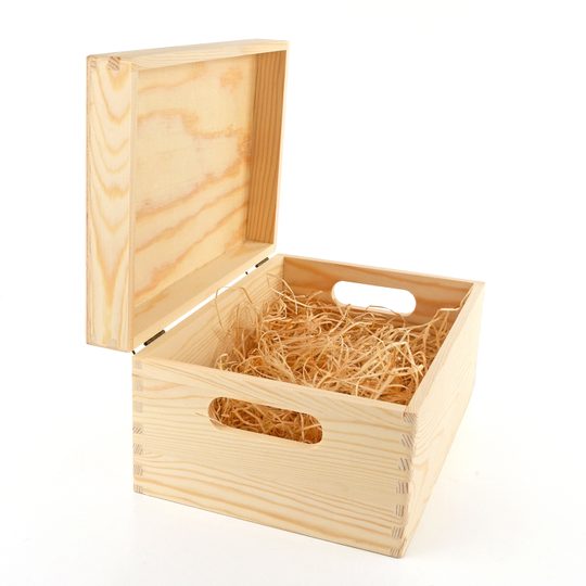 Dřevěný box s víkem