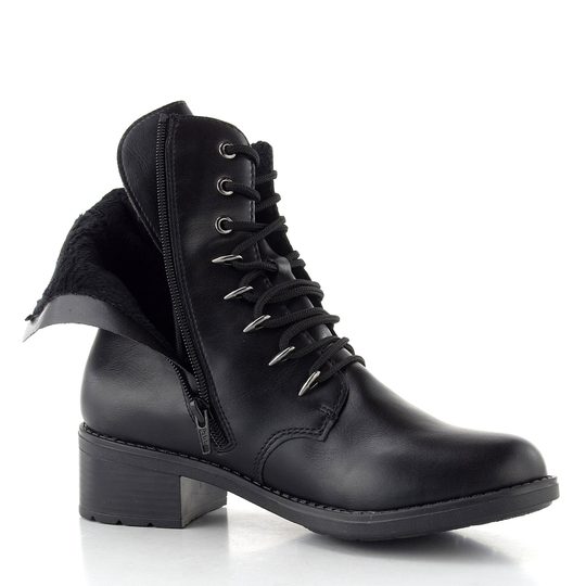 Rieker šněrovací kotník černý 75430-00