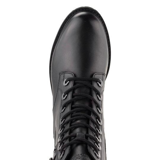 Remonte šnurovacia členková obuv na hrubej podošve čierna D8668-00