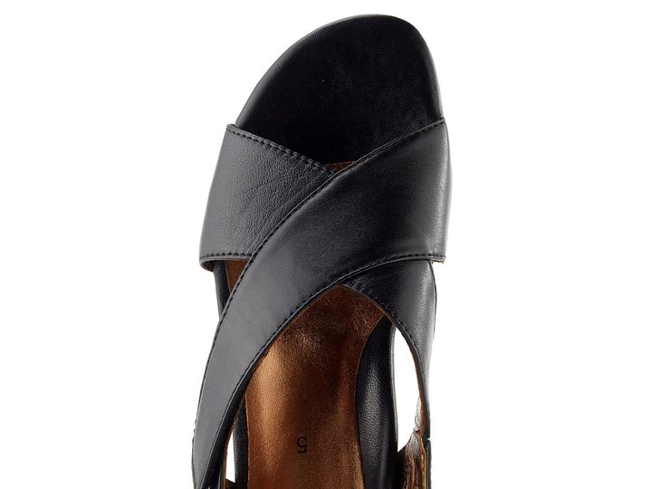 Ara dámské široké sandály na podpatku Graz schwarz 12-51802-01