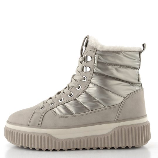 Tamaris šněrovací kotník na platformě champagne 1-26277-45