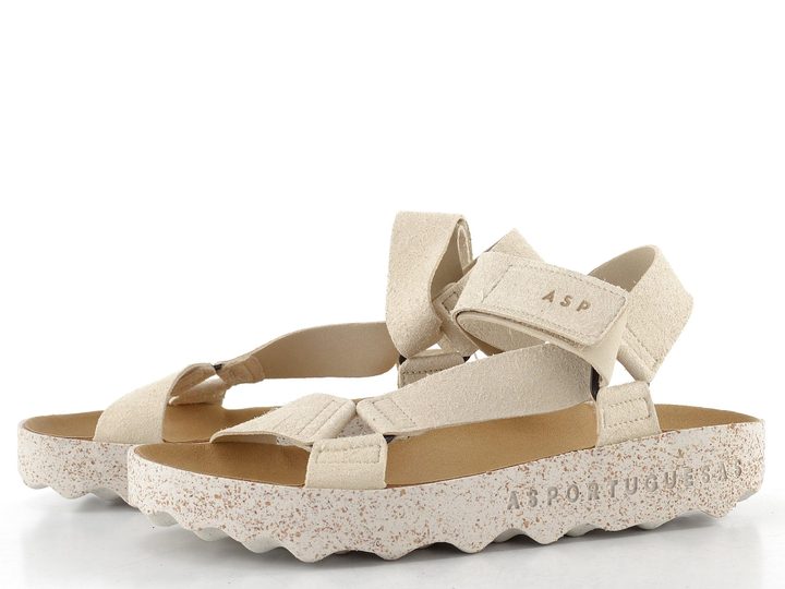 Asportuguesas béžové sandály Clew L P018222009