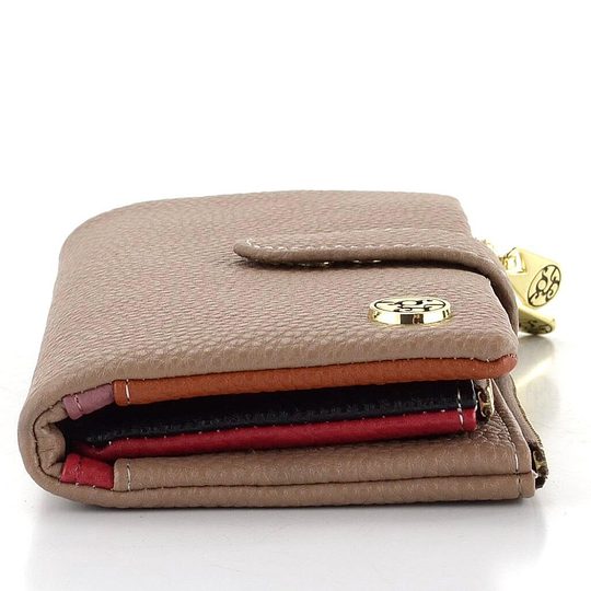 Dámská peněženka s odepínatelným pouzdrem béžová/barevná LCY-1949