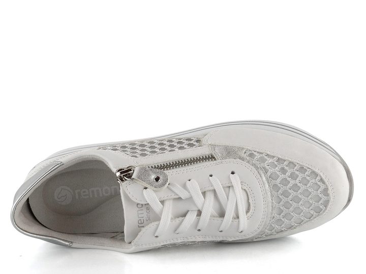 Remonte tenisky se zipem Weiss/Silver D1329-80