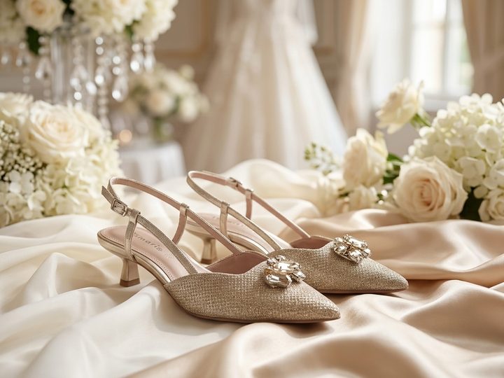 Tamaris lodičky s voľnou pätou pearl glam 1-29512-46