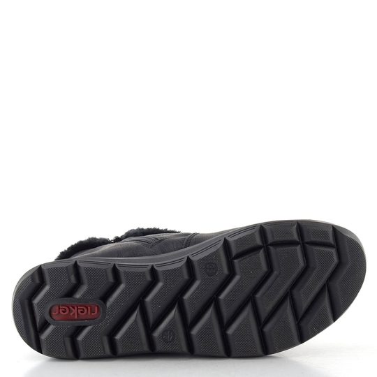 Rieker černý vyteplený kotník Z0080-00