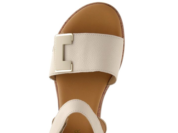 Gabor sandály na klínu creme 82.700.52