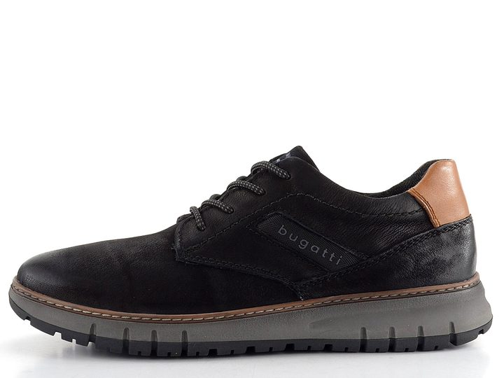 Bugatti černé pánské polobotky 321-AOP01-3500