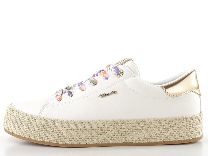 Tamaris tenisky na platformě white 1-23713-42