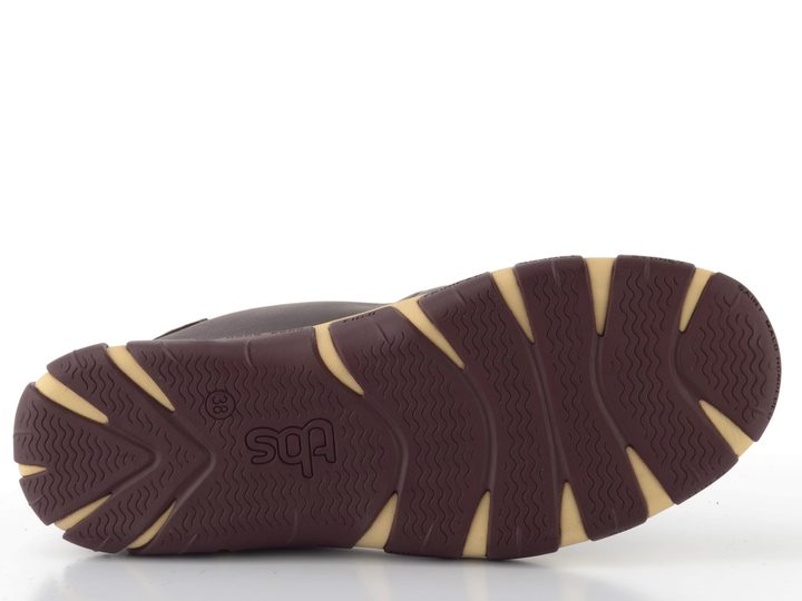 TBS kožený šněrovací kotník vínový Juhayna P7036
