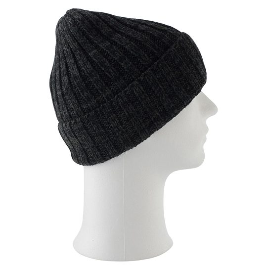 Bugatti pánská pletená čepice melírovaná charcoal 629312-980