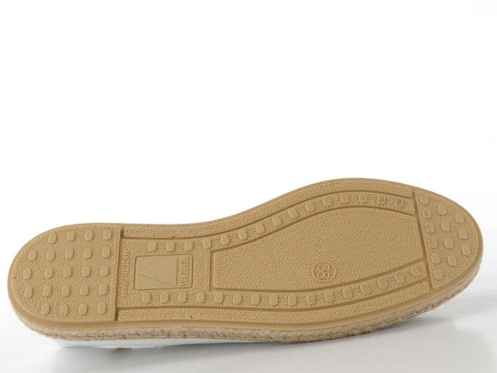 Verbenas vykrojené espadrilky s otevřenou špičkou Cruz blanco 0300521073