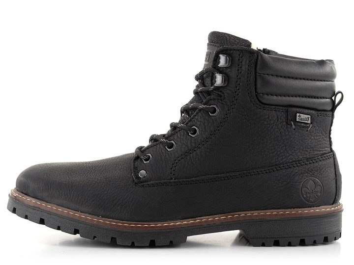 Rieker pánska vyteplená členková obuv s membránou čierna F3600-00