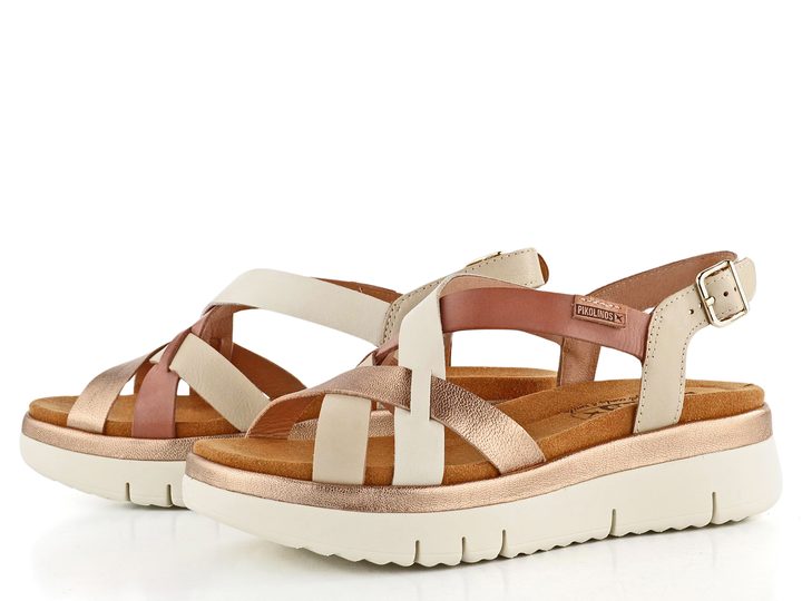 Pikolinos sandále na platforme Palma Marfil W4N-0650C1