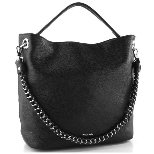 Tamaris kabelka s dvoma popruhmi Kalia čierna 34470