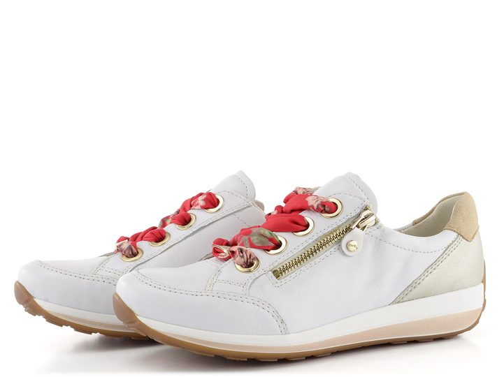 Ara dámské tenisky s barevnými tkaničkami bílé Osaka 12-34587-79