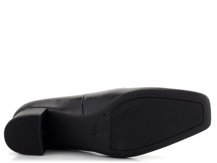 Högl černé hladké lodičky se sponou 0-174020