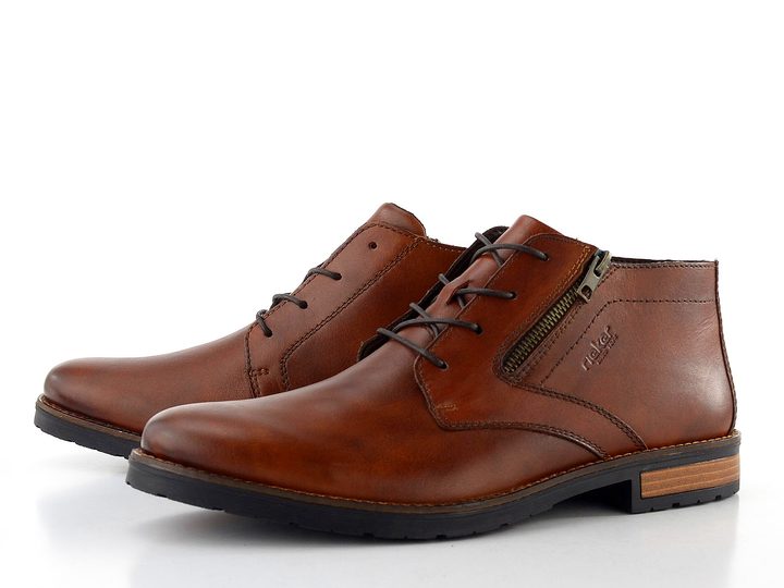 Rieker pánský elegantní kotník hnědý 14609-24