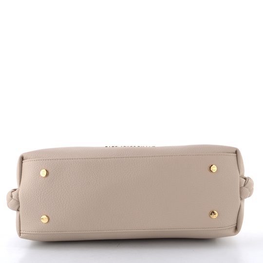 Lola Casademunt shopper kabelka s kovovým madlem ecru LS2604019