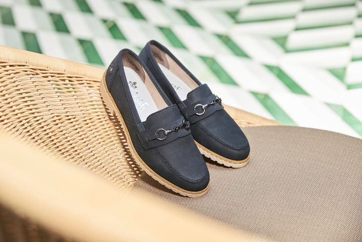 Rieker mokasíny temně modré 51860-14