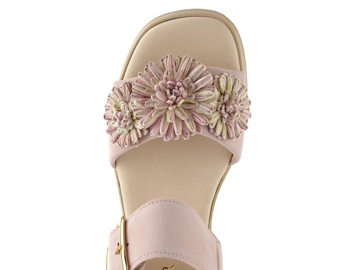 Gabor semišové sandály na platformě bloom multicolor 84.525.10