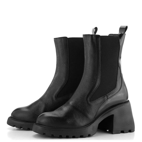 Wonders chelsea členková obuv na podpätku Negro G-6705