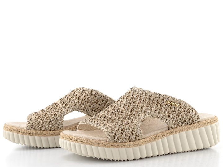 Rieker pantofle na klínku marble 69280-60