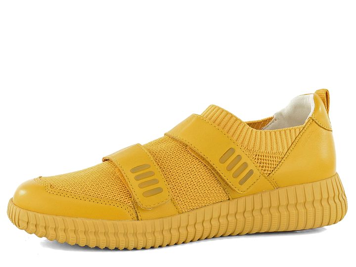 Geox žlté sneakers poltopánky na suché zipsy D02GAA06K85