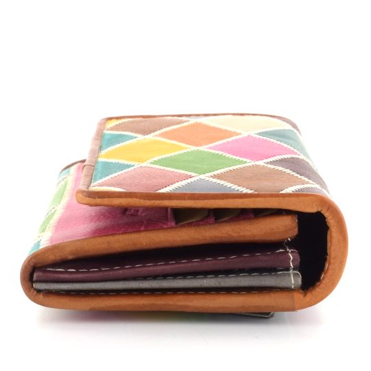 Dámská peněženka psaníčko sešívaná barevná V-17/DK Framing Caramel