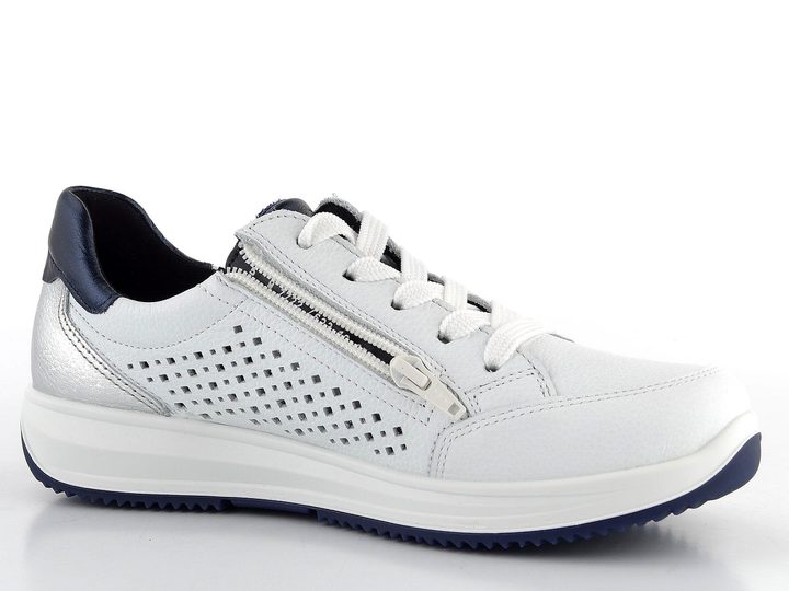 Ara dámské perforované tenisky Osaka Weiss/Silber/Night 12-25526-12
