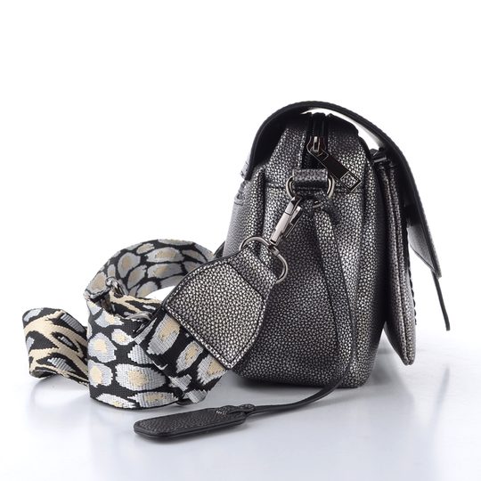 Rieker crossbody kabelka s klopou altsilber H1101-42