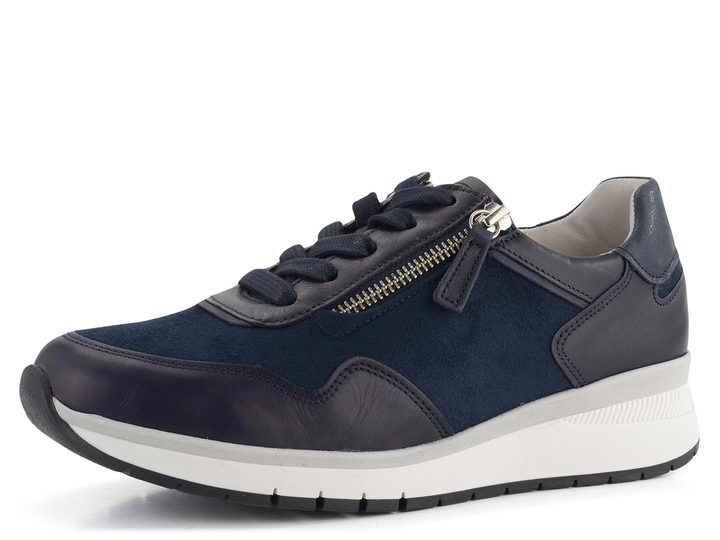 Gabor široké tenisky so zipsami tmavo modré 46.308.66
