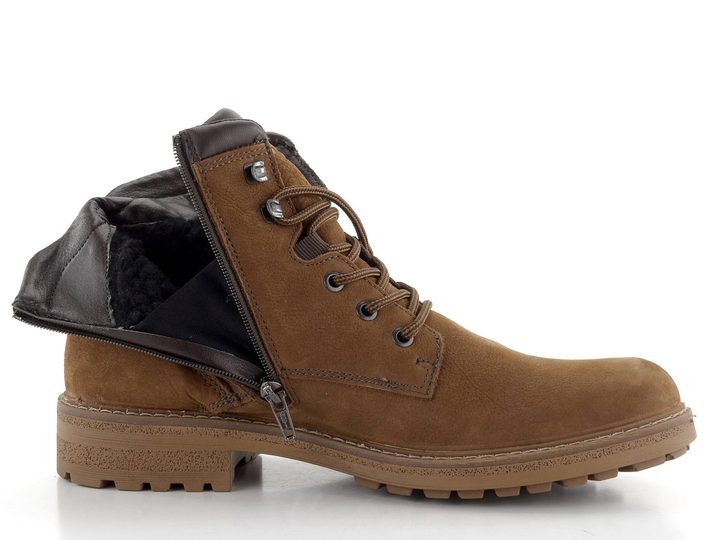 Ara pánska kožená členková obuv Frederik Tabacco/Caffee 11-24705-14